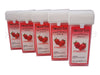 Smooth Skin Warm/Strip Wax Cartridge 100ml - Strawberry x 5, Warm Wax For Hair Removal - Ideal For Larger Areas Like Legs And Arms, Wax Strips Required For Use, Best Heated In A Wax Cartridge Heater For Even Heating, Roll On Wax, Professional Hair And Beauty Supplies NZ, Salon Supplies NZ
