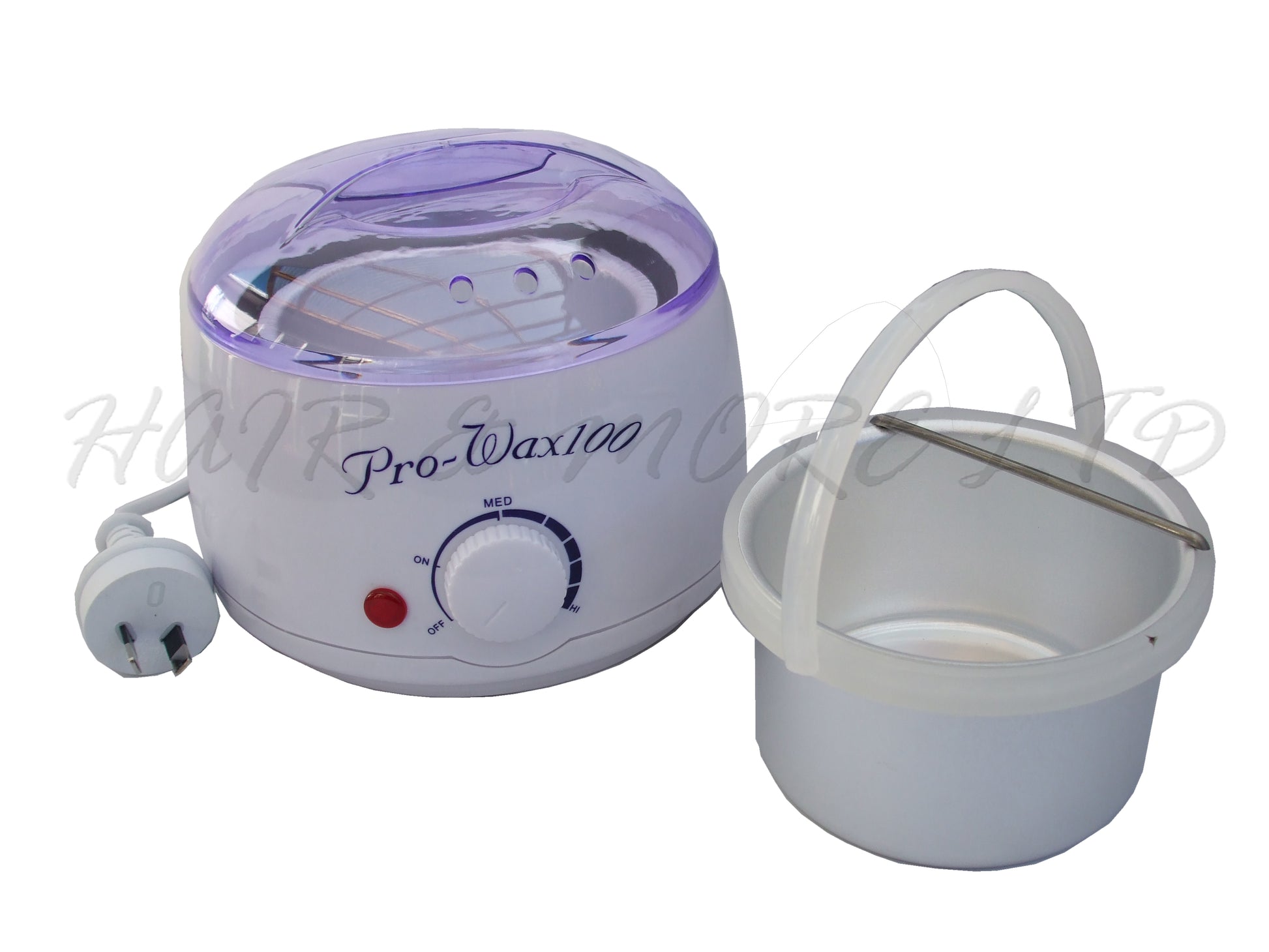Professional Wax Heater Pot 500cc Capacity With Pot Insert, Wax Heater Pot For Hot And Warm/Depilatory/Strip Wax, Wax Pot With 360 Degree Heating Coil For Fast & Even Heating, Thermostatically Controlled Wax Pot With Protective Lid, NZ Hairdressing And Waxing Suppliers 