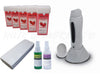 Professional Hot Wax Starter Kit Includes Wax Cartridge Heater + 5 x 100ml Wax Cartridges + 7cm x 20cm 100 Pack Wax Strips + Pre-Wax And After-Wax Sprays, Leg Wax, Ideal Wax Kit For DIY Waxing & Professional Use, Warm/Depilatory/Strip Wax Best For Arms, Legs, Back and Chest, NZ Professional Hair And Wax Suppliers 
