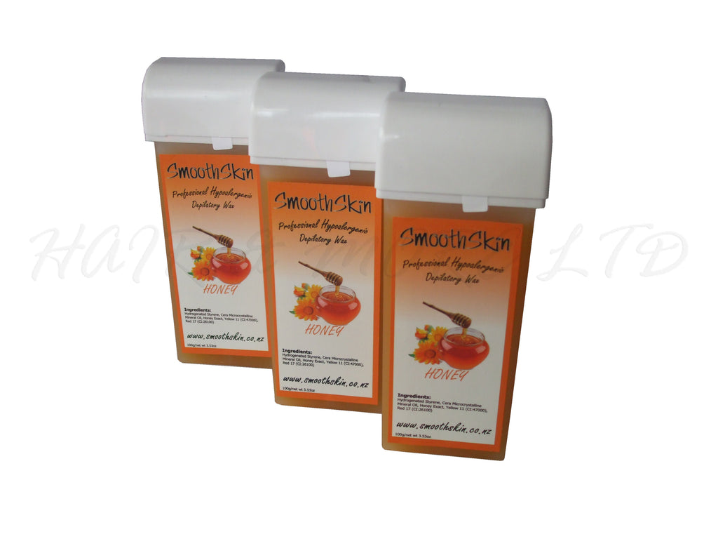Smooth Skin Warm Wax Cartridges - Honey x 3