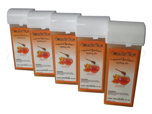 Smooth Skin Warm Wax Cartridges - Honey x 5