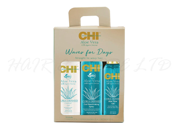 CHI Aloe Vera Waves for Days - 3pc Boxed Set