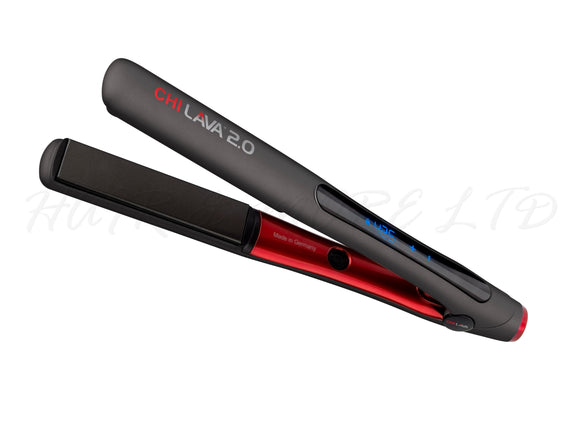 Chi Lava 2.0 Hair Straightening Iron, Chi Flat Iron, Lava echnology Plates for Smoother Shinier Hair, 31 Heat Settings Up To 218 Degrees Celcius