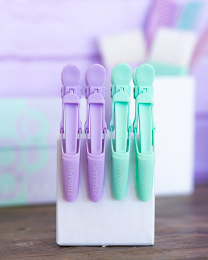 Framar Gator Grip Clips Pastel Me More (4pc) - LIMITED EDITION