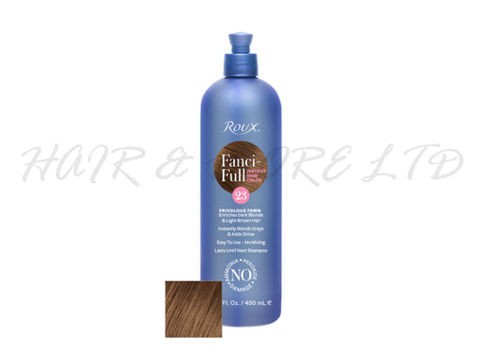Roux Fanci-Full Temporary Hair Colour Frivolous Fawn #23, Blends Grey Hair, NZ FanciFull Stockist, NZ Salon Supplies, Hair Colour Freshen Up For Dark Blonde Hair, Medium Beige Hair Colour, Fanciful, Fancy-Full