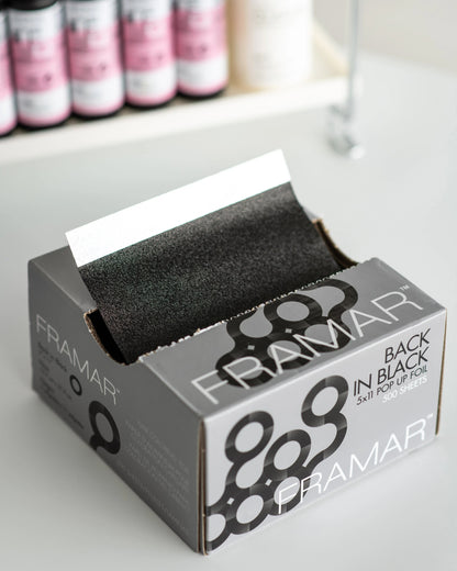 Framar Pop Up Foil Back In Black (500ct) 127 x 280mm (5x11)