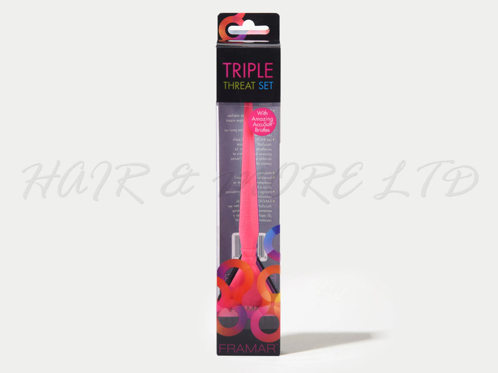 Framar Triple Threat Colour Brushes, Set of 3