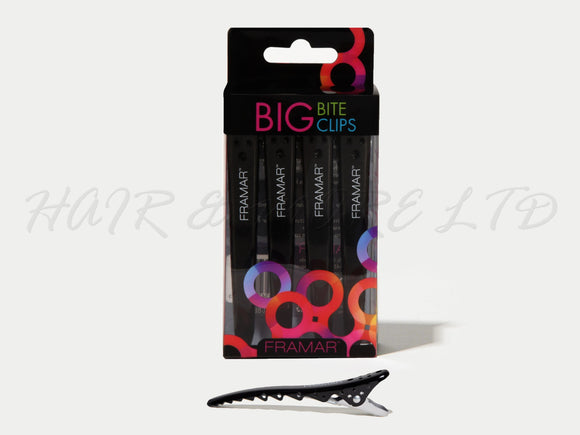 Framar Big Bite Hair Sectioning Clips, Full Metal Sectioning Clips, Hairdressing Sectioning Clips, Framar Clips,Tight Hold Sectioning Clips