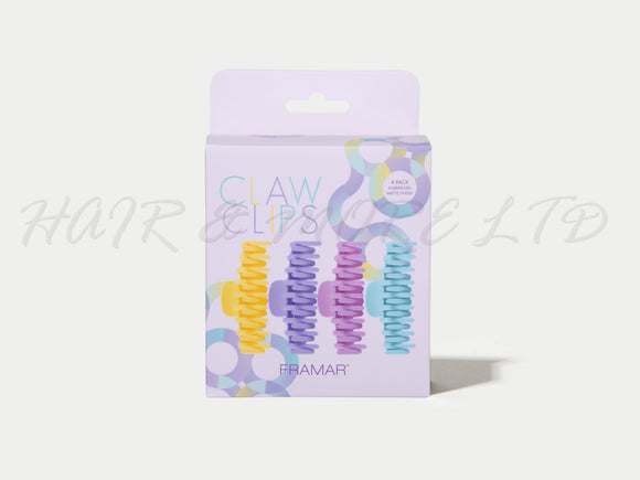 Framar Claw Clips, Pastel (4pk)