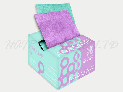 Framar Pastel Switch Pop Up Foil (500ct) 127 x 280mm (5x11) - LIMITED EDITION