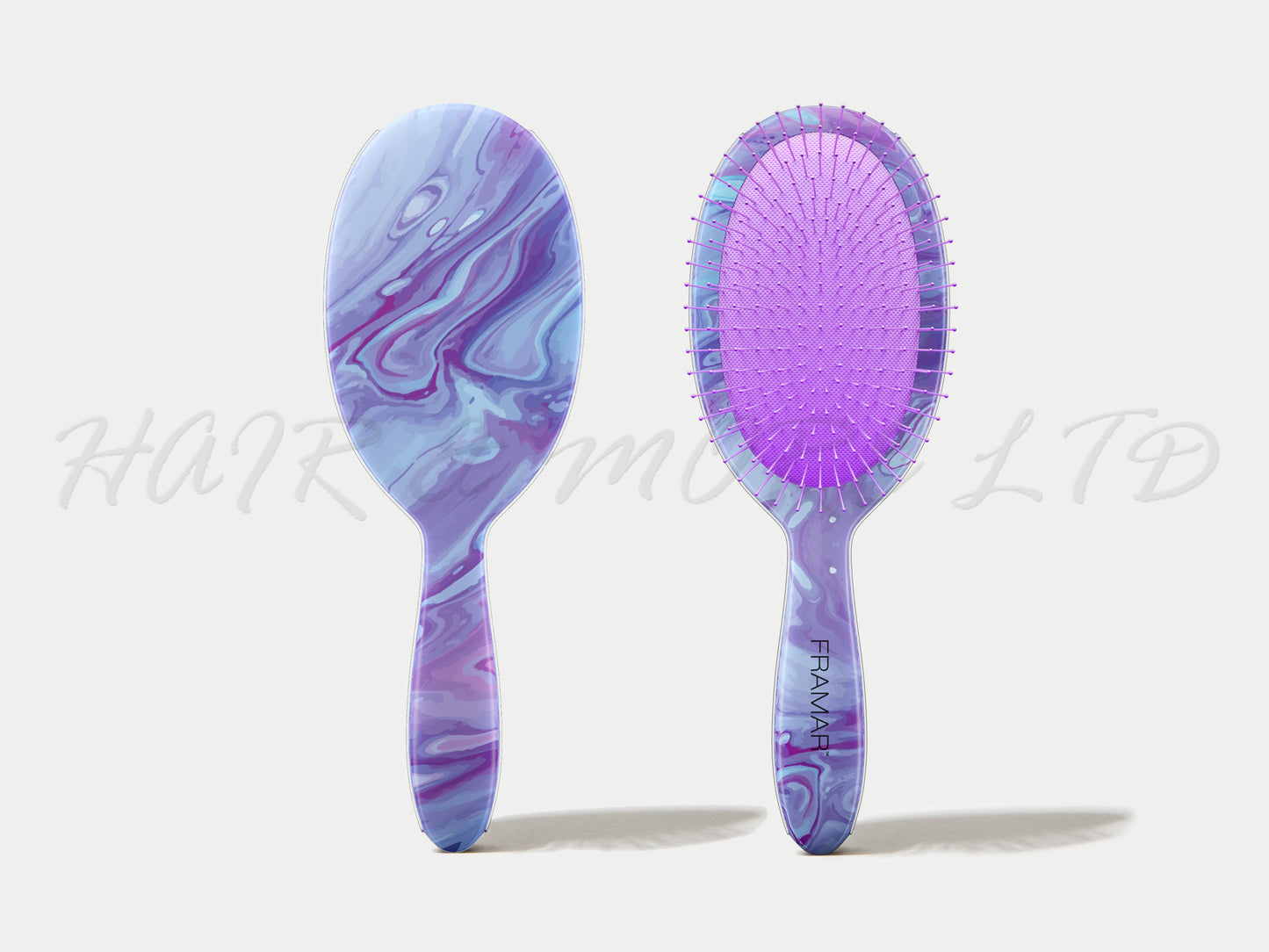 Framar Moonstone Detangle Brush - Amethyst - LIMITED EDITION