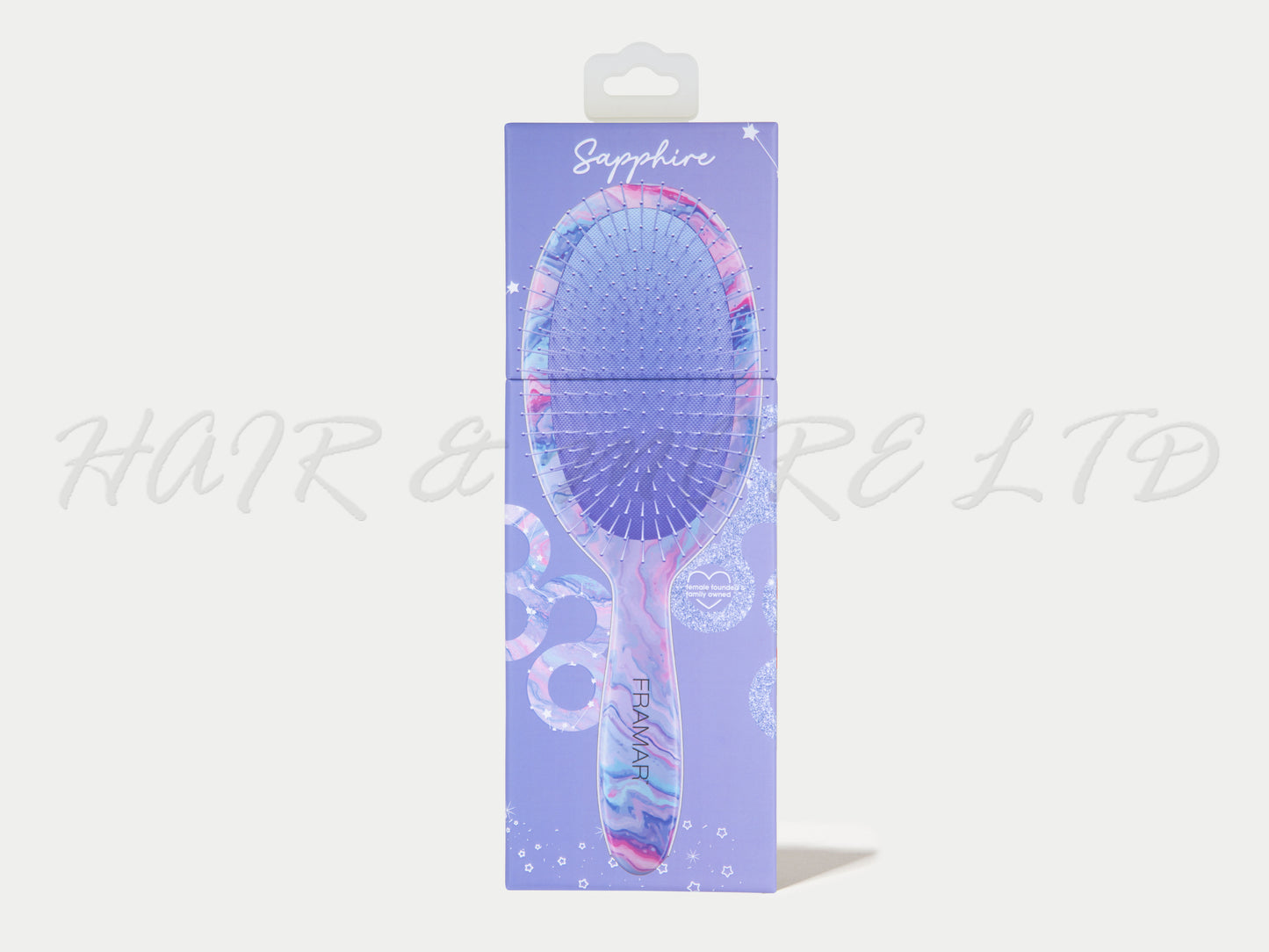 Framar Moonstone Detangle Brush - Sapphire - LIMITED EDITION