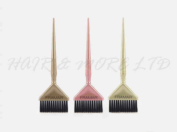 Framar Big Daddy Brush Set (Metallic Gold LIMITED EDITION) - 3 Pack