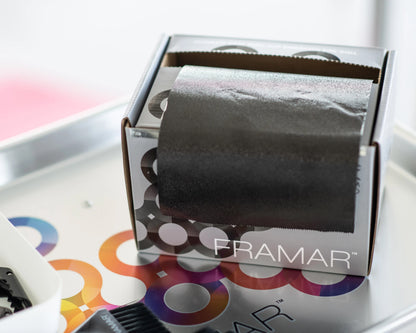 Framar Back In Black Embossed Roll Foil 97.5m (320ft) (12pc CARTON)