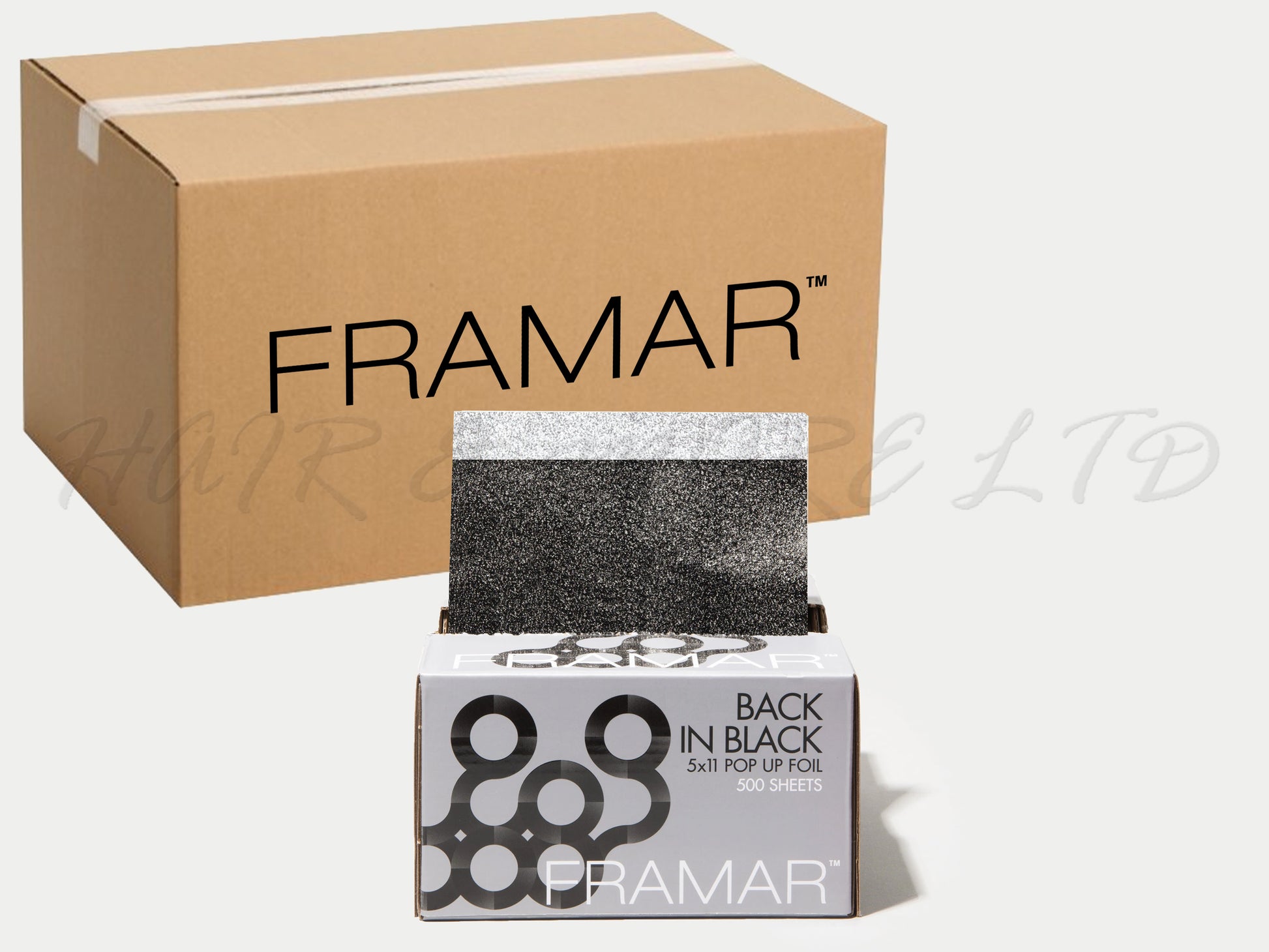 Framar Highlighting Pop Up Foils Black Bulk Carton 12 packs, Framar Stockist NZ, Framar Foils, Framar Black, Framar Limited Edition, Black Pop Up Foil
