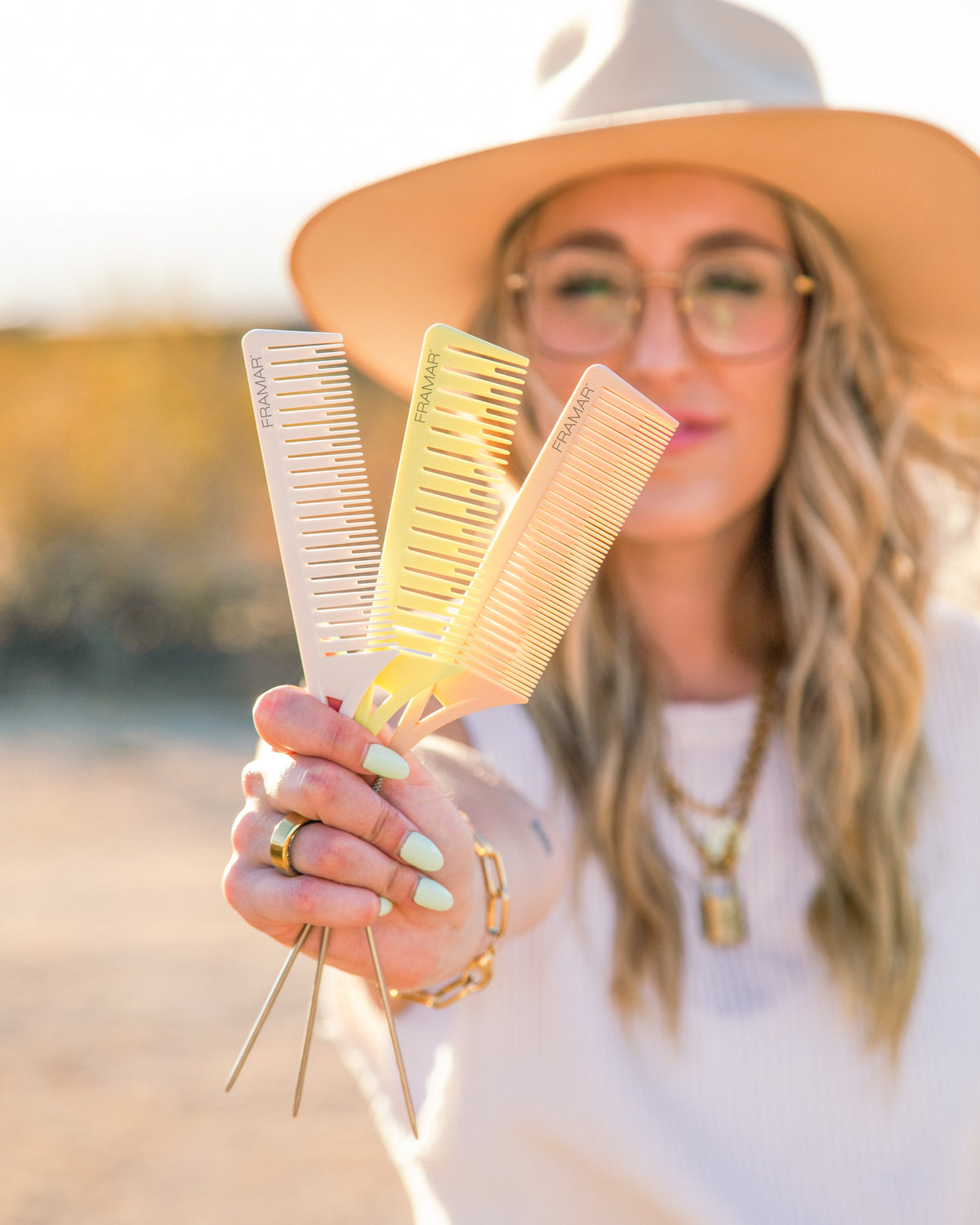 Framar Golden Hour Dream Weaver Comb Set (3pc set) - LIMITED EDITION