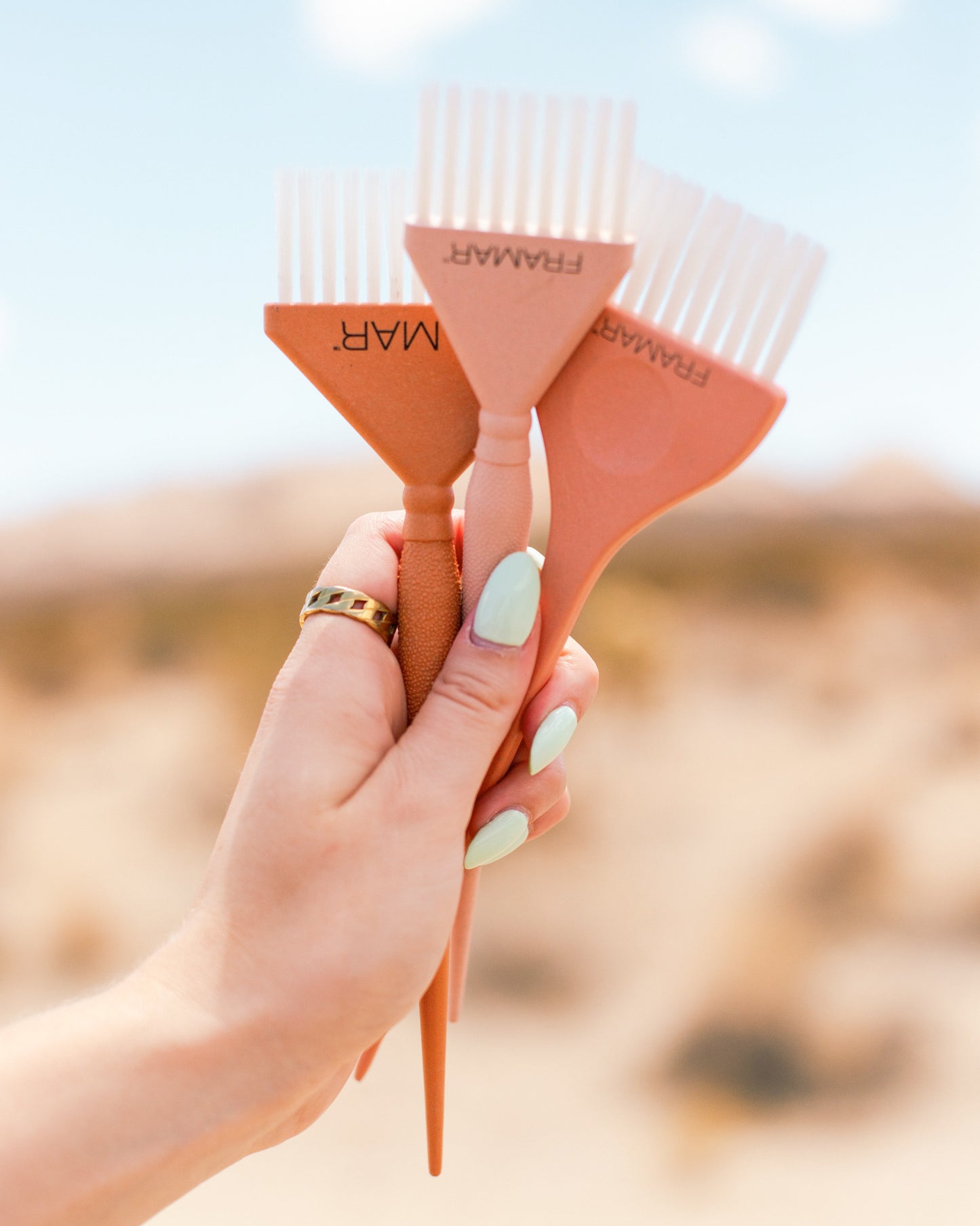 Framar Golden Hour Family Pack Brush Set - 3 Pack - LIMITED EDITION