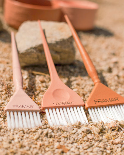 Framar Golden Hour Family Pack Brush Set - 3 Pack - LIMITED EDITION