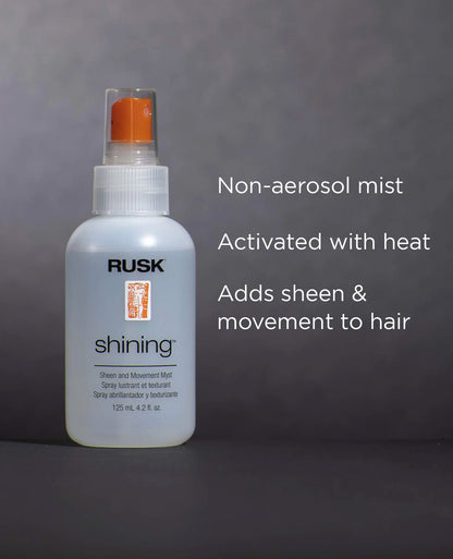 Rusk Designer Collection Shining Sheen & Movement Myst 125ml