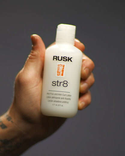 Rusk Designer Collection Str8 Anti-Frizz & Anti-Curl Lotion 177ml