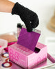 Framar Bleach Blender Gloves, 2 pack (Black & Pink)