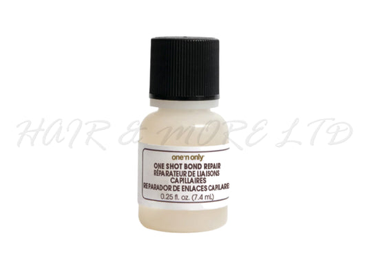 One 'N Only One Shot Bond Repair Additive 7.4ml, Hair Colour And Perm Bond Repair Additive, Reinforces Keratin Bonds in Hair During Colouring And Perming Processes, Reduces Breakage While Adding Shine And Softness, Professional Hair & Beauty Supplies, NZ Salon Supplies