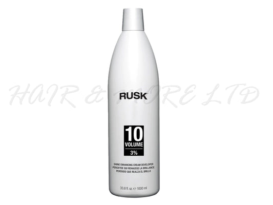 Rusk Shine Enhancing Cream Developer 1000ml - 10 Volume/3%, Rusk Hair Colour Developer, Hair Colour Developer, Rusk Deepshine Permanent Professional Hair Colour Developer, RuskIn10 Developer, NZ Professional Salon Supplies, NZ Hair And Beauty Supplies, Rusk NZ
