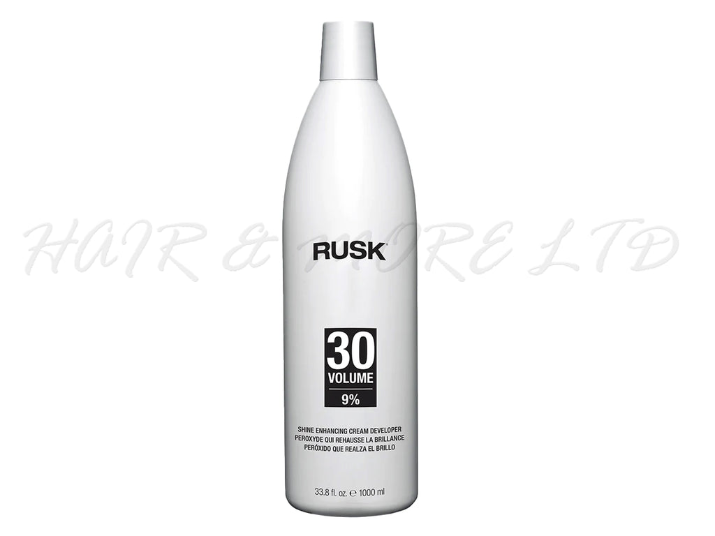 Rusk Shine Enhancing Cream Developer 1000ml - 30 Volume/9%, Rusk Hair Colour Developer, Hair Colour Developer, Rusk Deepshine Permanent Professional Hair Colour Developer, RuskIn10 Developer, NZ Professional Salon Supplies, NZ Hair And Beauty Supplies, Rusk NZ
