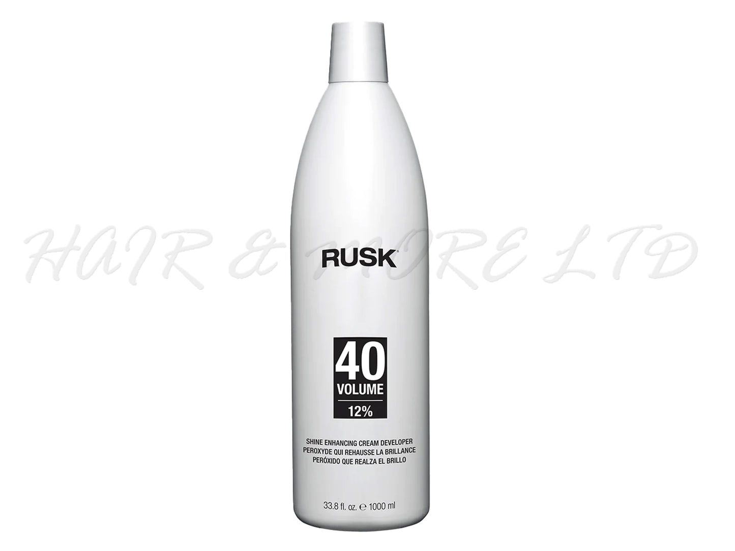 Rusk Shine Enhancing Cream Developer 1000ml - 40 Volume/12%, Rusk Hair Colour Developer, Hair Colour Developer, Rusk Deepshine Permanent Professional Hair Colour Developer, RuskIn10 Developer, NZ Professional Salon Supplies, NZ Hair And Beauty Supplies, Rusk NZ