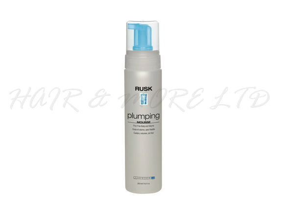 Rusk Designer Collection Plumping Mousse Frizz-Free Body & Volume 250ml