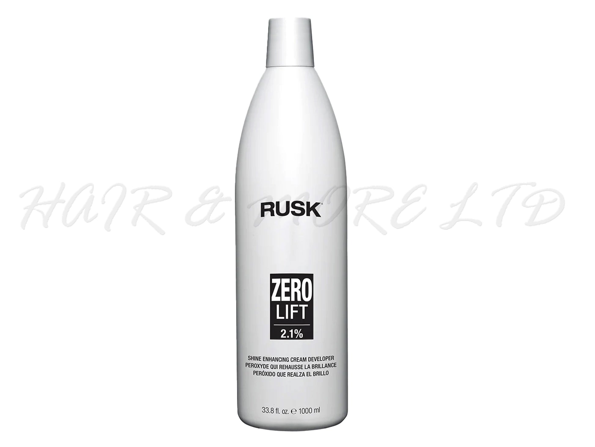Rusk Shine Enhancing Cream Developer 1000ml - Zero Lift/2.1%, Rusk Hair Colour Developer, Hair Colour Developer, Rusk Deepshine Permanent Professional Hair Colour Developer, RuskIn10 Developer, NZ Professional Salon Supplies, NZ Hair And Beauty Supplies, Rusk NZ