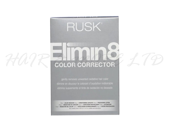 Rusk Elimin8 Color Corrector Permanent Hair Colour Remover, Colour Remover For Permanent Colours  In Hair Only - Free From Bleach And Formaldahyde, Gentle On Hair But Stinky, Safe To Recolour Or Lighten After Use, Professional Hair & Beauty Supplies, NZ Salon Supplies
