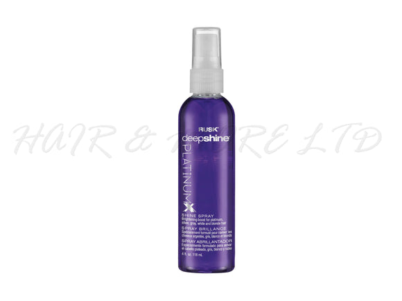 Rusk Deepshine PlatinumX Shine Spray 118ml