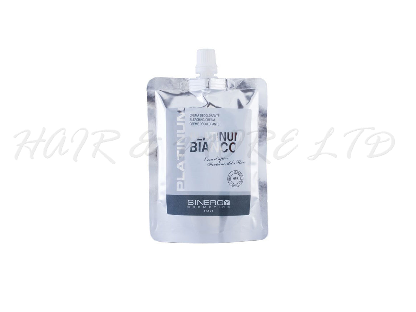 Sinergy Platynette Platinum White Bleach Cream 250g, Sinergy White Cream Bleach Suitable For On And Off Scalp Hair Lightening Applications, White Cream Bleach With Up To 7 Levels Of Lift, Sinergy Bleach Made In Italy, Professional Salon Hair Lightener, NZ Hair And Beauty Supplies, Professional Salon Supplies