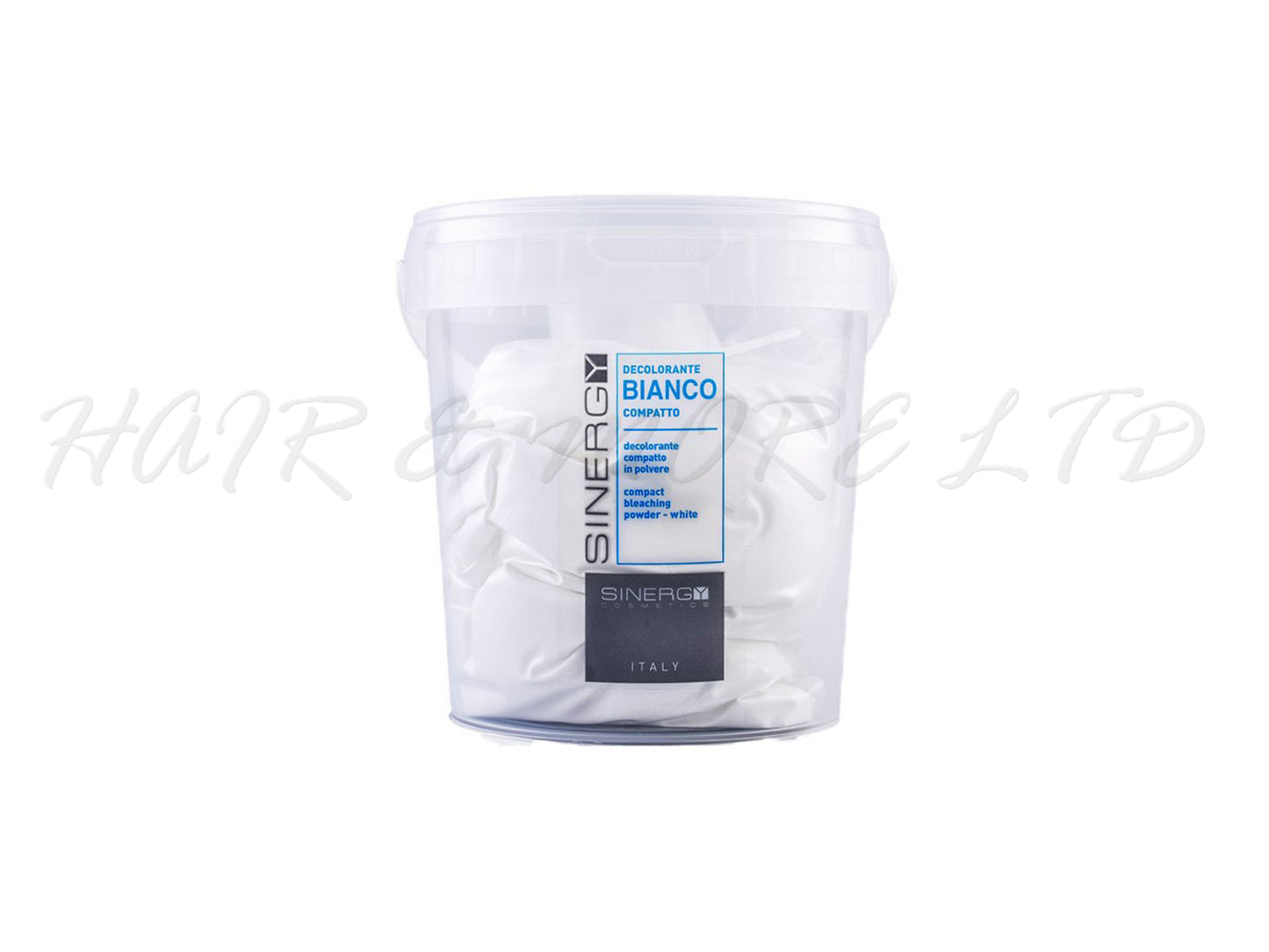Sinergy Platynette Platinum White Bleach Powder 500g, Sinergy White Powder Lightener Suitable For Off Scalp Hair Lightening Applications, White Powder Bleach With Up To 7 Levels Of Lift, Sinergy Bleach Made In Italy, Professional Salon Hair Lightener, NZ Hair And Beauty Supplies, Professional Salon Supplies