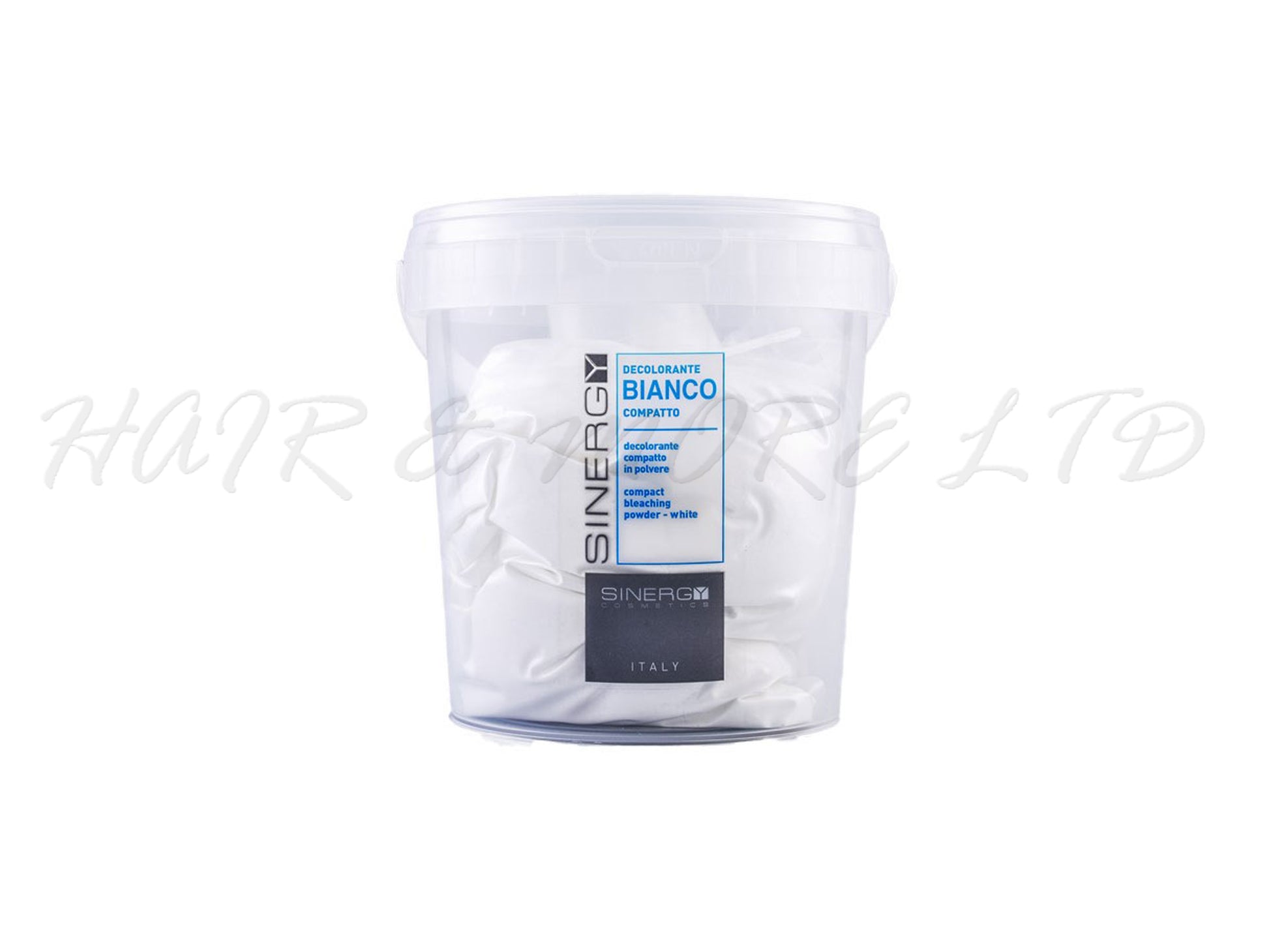 Sinergy Platynette Platinum White Bleach Powder 500g, Sinergy White Powder Lightener Suitable For Off Scalp Hair Lightening Applications, White Powder Bleach With Up To 7 Levels Of Lift, Sinergy Bleach Made In Italy, Professional Salon Hair Lightener, NZ Hair And Beauty Supplies, Professional Salon Supplies