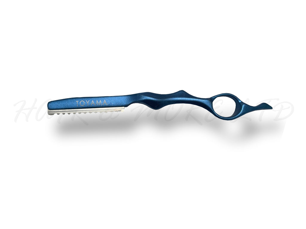 Toyama Professional Razor Aluminum Handle - Blue