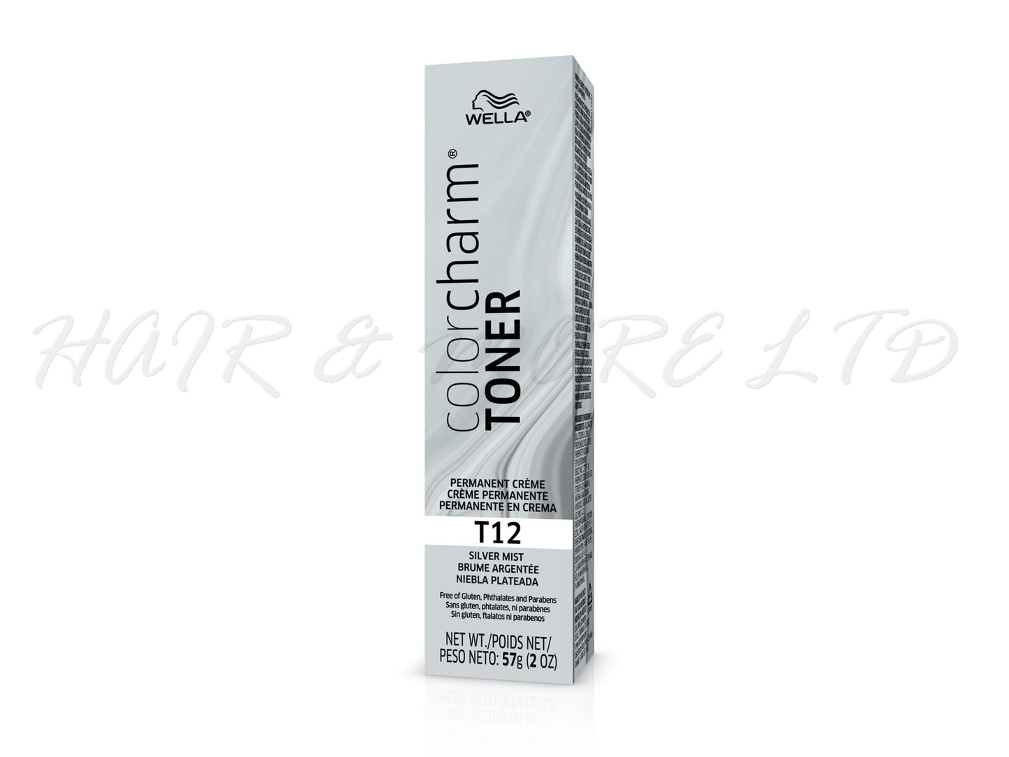 Wella ColorCharm Creme Toner T12 Silver Mist, Wella Silver Hair Toner, Silver Hair, Toner For Hair, Wella Toners NZ, NZ Salon Supplies, NZ Hair Colour, Wella Colour Charm, 