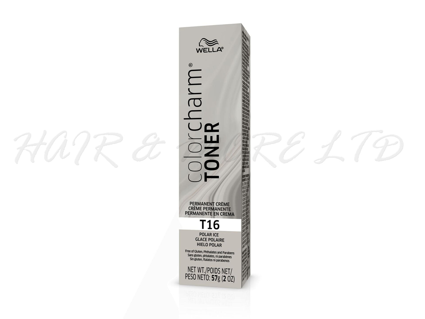 Wella ColorCharm Creme Toner T16 Polar Ice, Wella Polar Ice Silver Toner, Light Silver Hair, Toner For Hair, Wella Toners NZ, NZ Salon Supplies, NZ Hair Colour, Wella Colour Charm