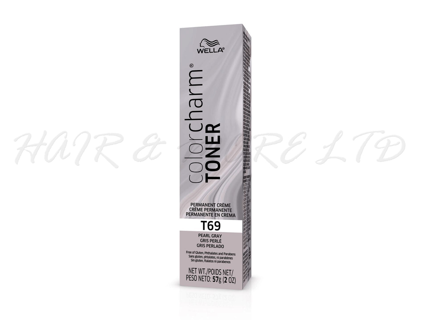 Wella ColorCharm Creme Toner T69 Pearl Grey, Wella Silver Grey Hair Toner, Silver Grey Hair, Toner For Hair, Wella Toners NZ, NZ Salon Supplies, NZ Hair Colour, Wella Colour Charm