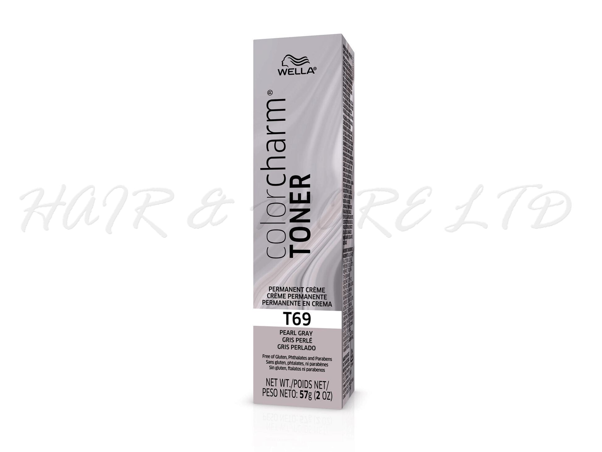 Wella ColorCharm Creme Toner T69 Pearl Grey, Wella Silver Grey Hair Toner, Silver Grey Hair, Toner For Hair, Wella Toners NZ, NZ Salon Supplies, NZ Hair Colour, Wella Colour Charm