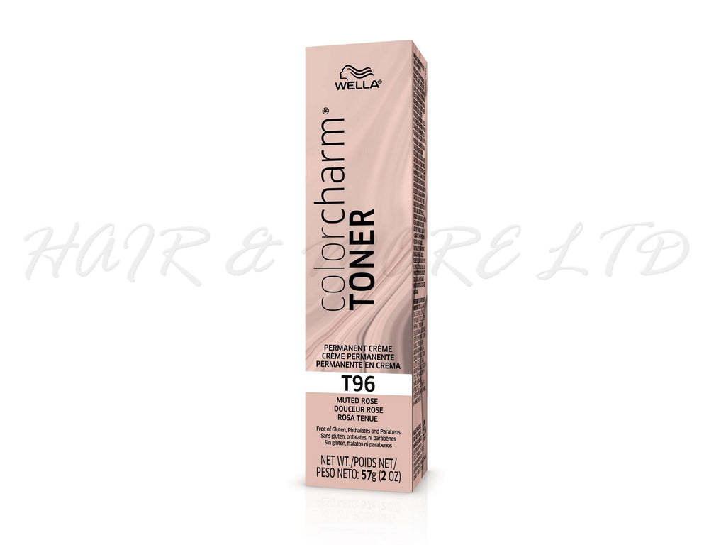 Wella ColorCharm Creme Toner T96 Muted Rose, Pastel Pink Hair Toner, Baby Pink Hair, Toner For Hair, Wella Toner NZ, NZ Salon Supplies, NZ Hair Colour, Wella Colour Charm