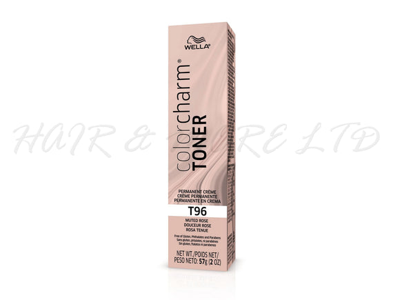 Wella ColorCharm Creme Toner T96 Muted Rose, Pastel Pink Hair Toner, Baby Pink Hair, Toner For Hair, Wella Toner NZ, NZ Salon Supplies, NZ Hair Colour, Wella Colour Charm